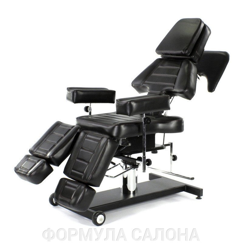 Кресло для тату мастера "Эйфория" механическое с поворотом на 360°    НОВИНКА от компании ФОРМУЛА САЛОНА - фото 1