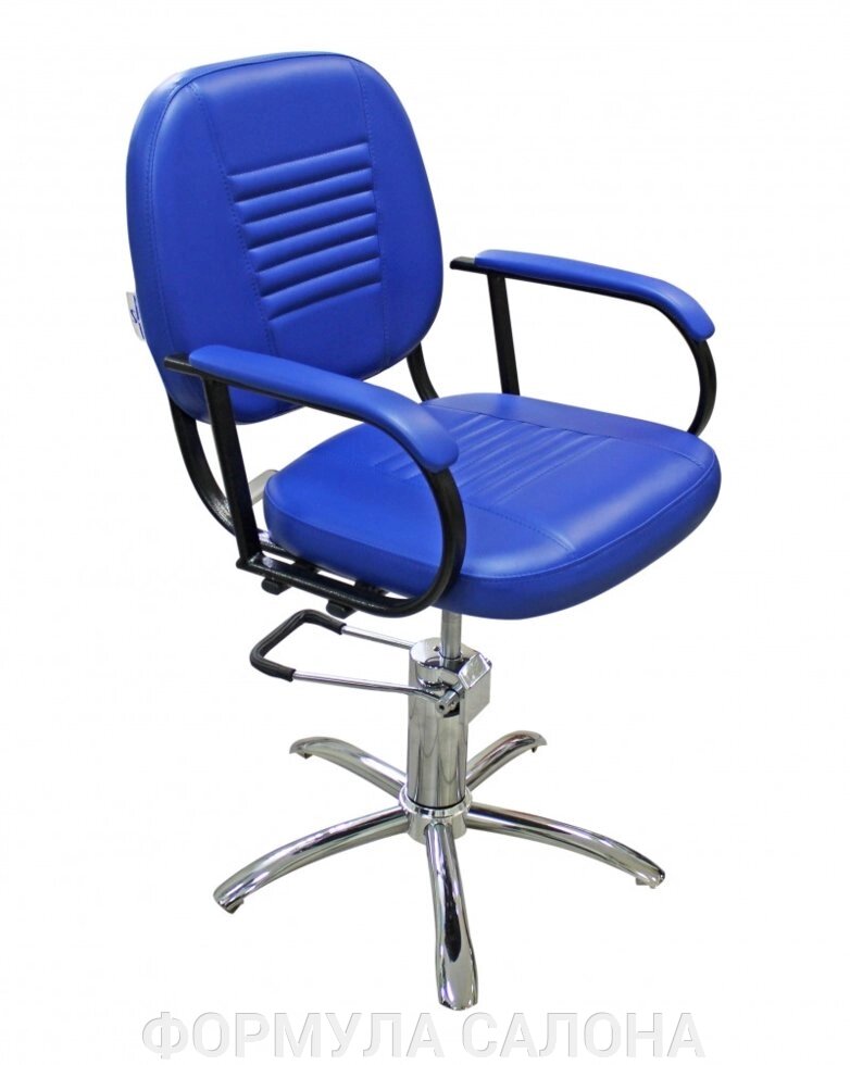 Парикмахерское кресло «Бриз» гидравлическое пятилучье хром от компании ФОРМУЛА САЛОНА - фото 1