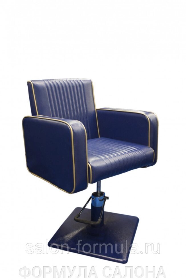 Парикмахерское кресло «Квадро Лайн» гидравлическое от компании ФОРМУЛА САЛОНА - фото 1