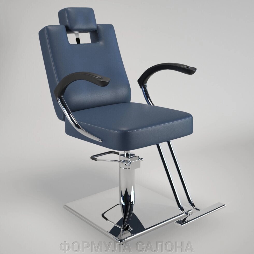 Парикмахерское кресло «Супермен» гидравлическое от компании ФОРМУЛА САЛОНА - фото 1