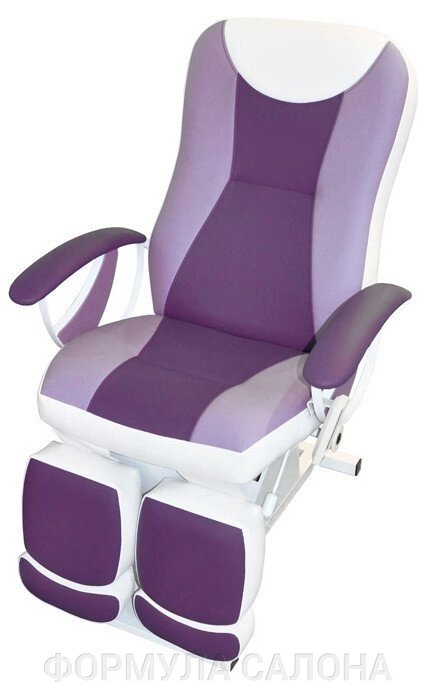Педикюрное косметологическое кресло Ирина (Электропривод, 3 мотора) (высота 550 - 850мм) от компании ФОРМУЛА САЛОНА - фото 1