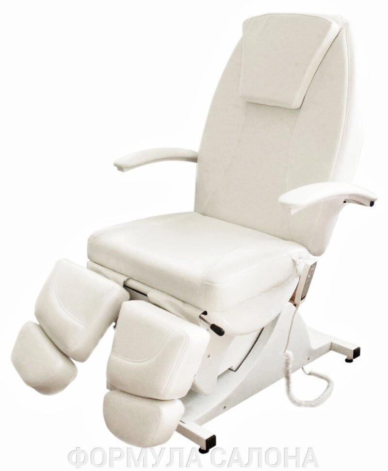 Педикюрное косметологическое кресло «Нега» (3 мотора + пневматика) (высота 620 - 1000мм) от компании ФОРМУЛА САЛОНА - фото 1