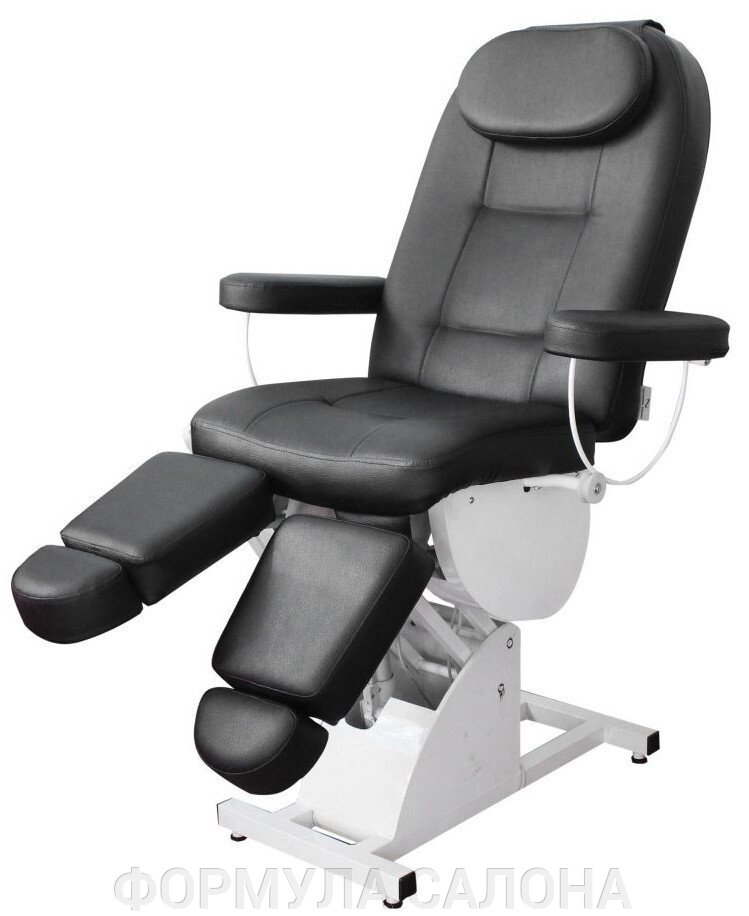 Педикюрное косметологическое кресло «Татьяна» (электропривод, 2 мотора) (высота 640 - 890мм, спинка) от компании ФОРМУЛА САЛОНА - фото 1