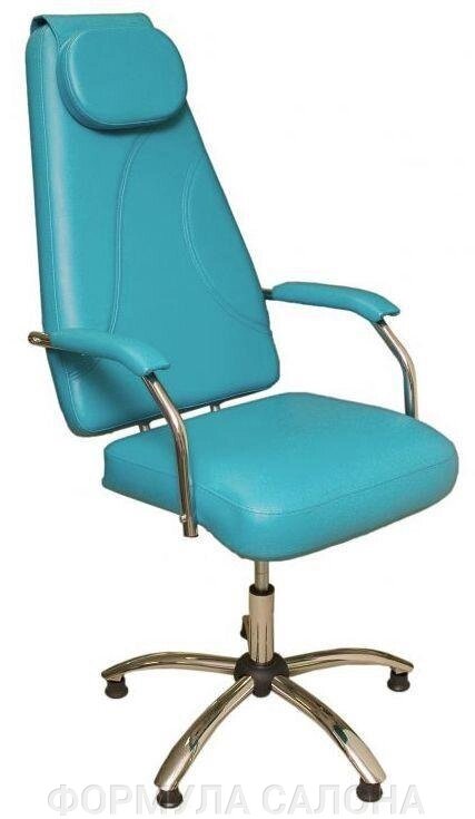 Педикюрное кресло МИЛАНА (пневматическое) (высота 460 - 590мм) от компании ФОРМУЛА САЛОНА - фото 1