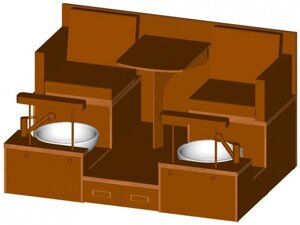 СПА-комплекс педикюрный на 2 рабочих места