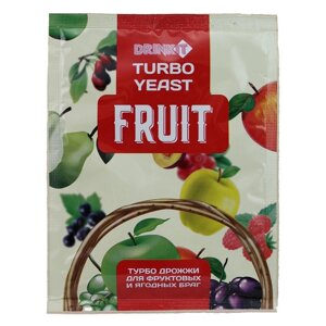 Дрожжи для фруктовых и ягодных браг DRINKIT FRUIT 40гр в Московской области от компании КВН24.РУ