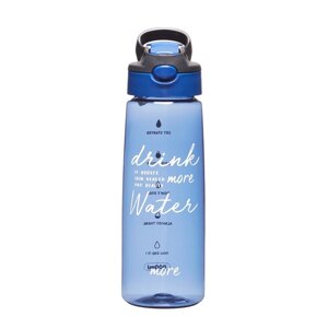 Бутылка для воды, 800 мл, с поильником и подвесом, 7.5 х 25 см