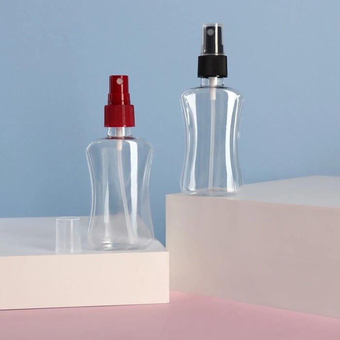 Бутылочка для хранения, с распылителем, 100 мл, цвет МИКС/прозрачный от компании Интернет-магазин Сима-ленд - фото 1