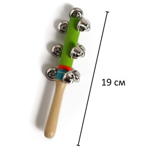 Деревянная музыкальная игрушка «Весёлая мелодия» 19 5 см, цвет МИКС