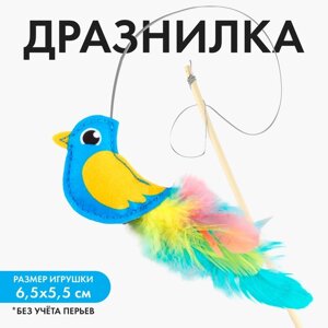 Дразнилка из фетра «Птичка», 6,6х5,6 см