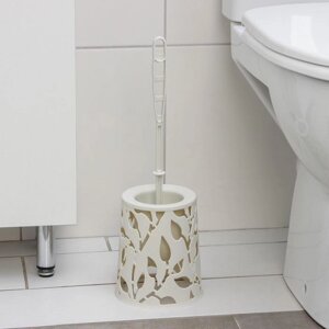 Ёршик для туалета «Флора», 144141 см, цвет белый