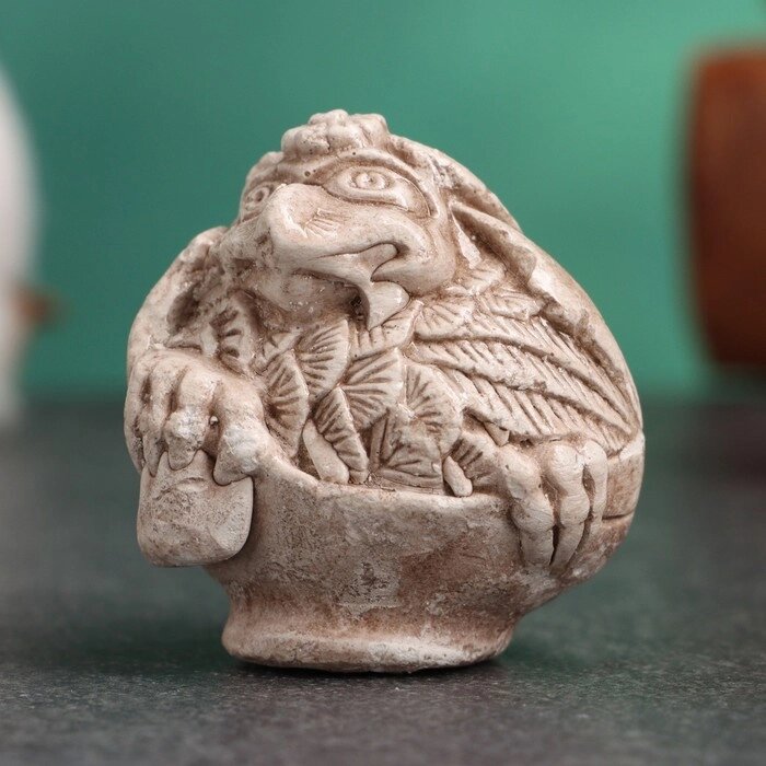 Фигура "Тэнгу" слоновая кость, 4х4х3см от компании Интернет-магазин Сима-ленд - фото 1