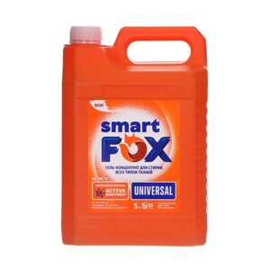 Гель для стирки SMART FOX universal, 5 л