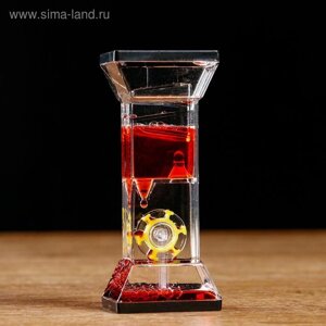 Гелевые часы "Дорилей", 5 х 12 см, красный