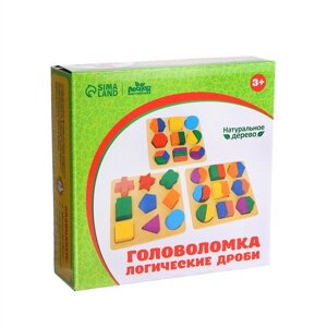 Головоломка «Логические фигуры», набор 3 шт.