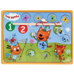 Игрушка деревянная «Рыбалка»Ловим бабочек»Три Кота»
