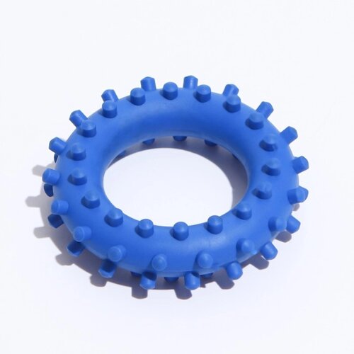 Игрушка "Кольцо с шипами №1", 5,6 см, синяя