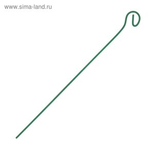 Колышек для подвязки растений, h = 30 см, d = 0,3 см, проволочный, зелёный, Greengo