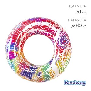 Круг для плавания «Лето», d=91 см, от 10 лет, цвет МИКС, 36084 Bestway