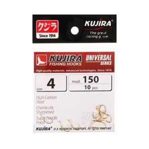 Крючки Kujira Universal 150, цвет Go,4, 10 шт.