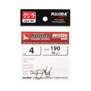Крючки Kujira Universal 190, цвет BN,4, 10 шт.