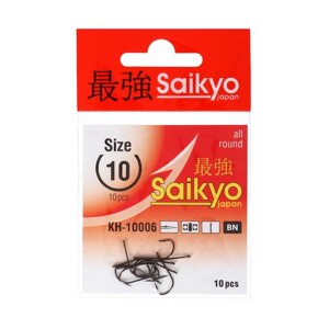 Крючки Saikyo KH-10006 Sode Ring BN № 10, 10 шт