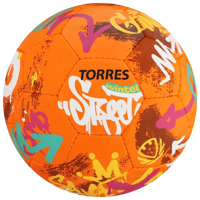 Мяч футбольный TORRES Winter Street F023285, резина, ручная сшивка, 32 панели, р. 5 от компании Интернет-магазин Сима-ленд - фото 1