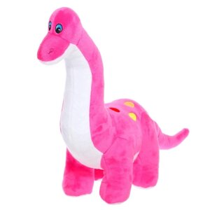 Мягкая игрушка «Динозавр Деймос», цвет фуксия, 33 см