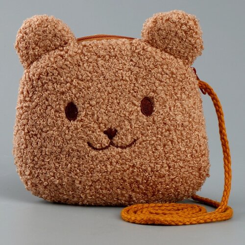 Мягкая сумка "Мишка"цвет коричневый