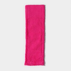 Насадка для плоской швабры Доляна, 4212 см, микрофибра, цвет розовый