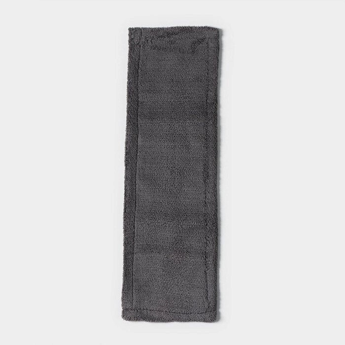Насадка для плоской швабры Доляна, 4212 см, микрофибра, цвет серый от компании Интернет-магазин Сима-ленд - фото 1