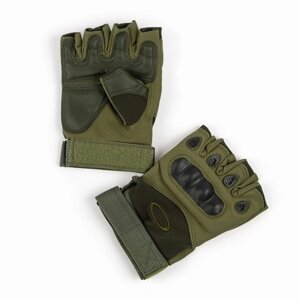 Перчатки без пальцев тактические мужские "Storm tactic" размер - XL, хаки