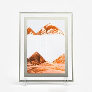 Песочные часы-картина "Эрайд" , 23 х 17 см, антистресс, песок оранжевый