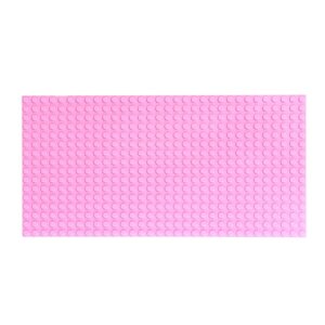 Пластина-основание для конструктора, 25,5 12,5 см, цвет розовый