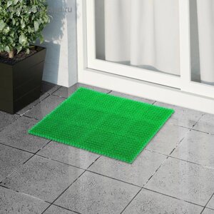 Покрытие ковровое щетинистое без основы «Травка», 4053 см, цвет зелёный