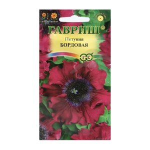 Семена цветов Петуния "Бордовая", бахромчатая, О, пробирка, 7 шт.