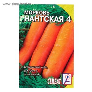 Семена Морковь "Нантская 4", 1 г