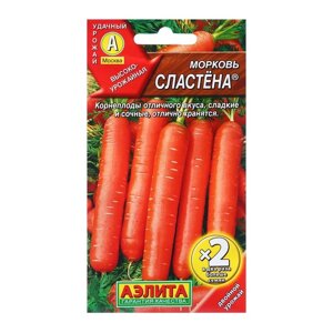 Семена Морковь Сластена Ц/П х2 4г