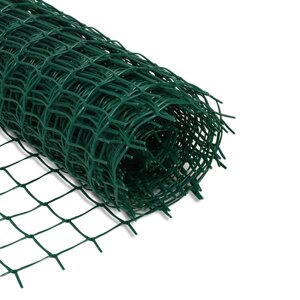 Сетка садовая, 1 10 м, ячейка квадрат 50 50 мм, пластиковая, зелёная, Greengo