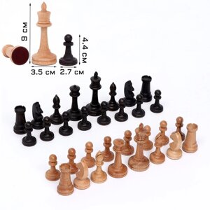 Шахматные фигуры "Державные", утяжеленные, король h-9 см, пешка h-4.4 см), без доски
