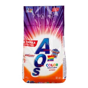 Стиральный порошок Aos Color Automat, автомат, 3 кг