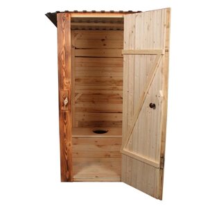 Туалет дачный, деревянный, 202 118 120 см, 3-го сорта, «МегаЭконом»
