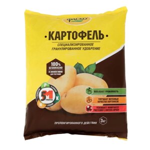 Удобрение органоминеральное в гранулах Фаско Картофель, 3 кг.