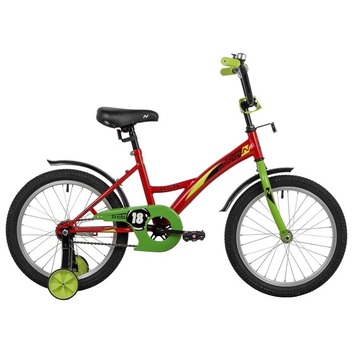 Велосипед 18" Novatrack STRIKE, цвет красный от компании Интернет-магазин Сима-ленд - фото 1