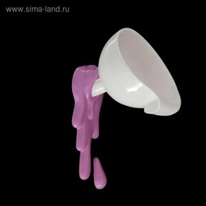 Вешалка "Воронка с фиолетовой краской", 10 11 16 см
