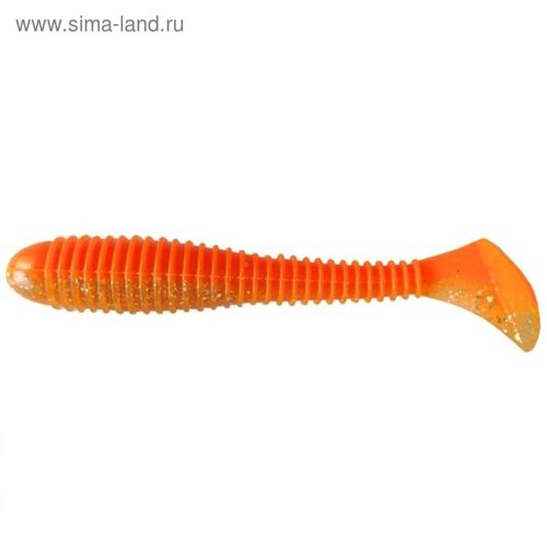 Виброхвост Helios Catcher Orange & Sparkles, 7 см, 7 шт. (HS-1-022)