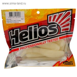 Виброхвост Helios Chubby Phosphorus, 9 см, 5 шт. (HS-4-041)