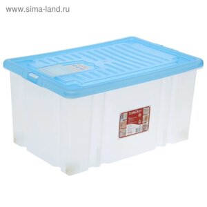 Ящик для хранения с крышкой Darel-box, 56 л, 604031 см, цвет МИКС