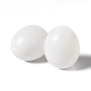 Яйцо искусственное подкладное, для кур, 4 5 см, 1 шт., белое