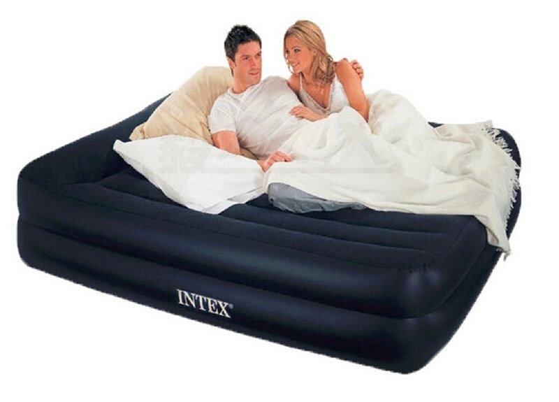 Двуспальная надувная кровать INTEX, 152 х 203 х 47см, без насоса, Интекс от компании Покупка-Маркет - фото 1